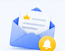 F9 CLUB newsletter envelope